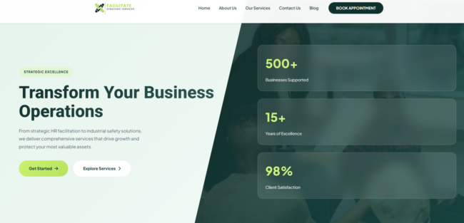 Website Development Facilitate Strategic Services.